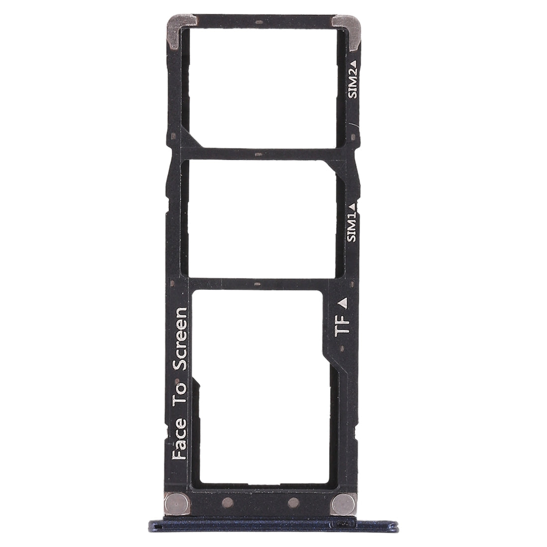 2 SIM Card Tray + Micro SD Card Tray for Asus ZenFone 4 Max ZC520KL(Blue)