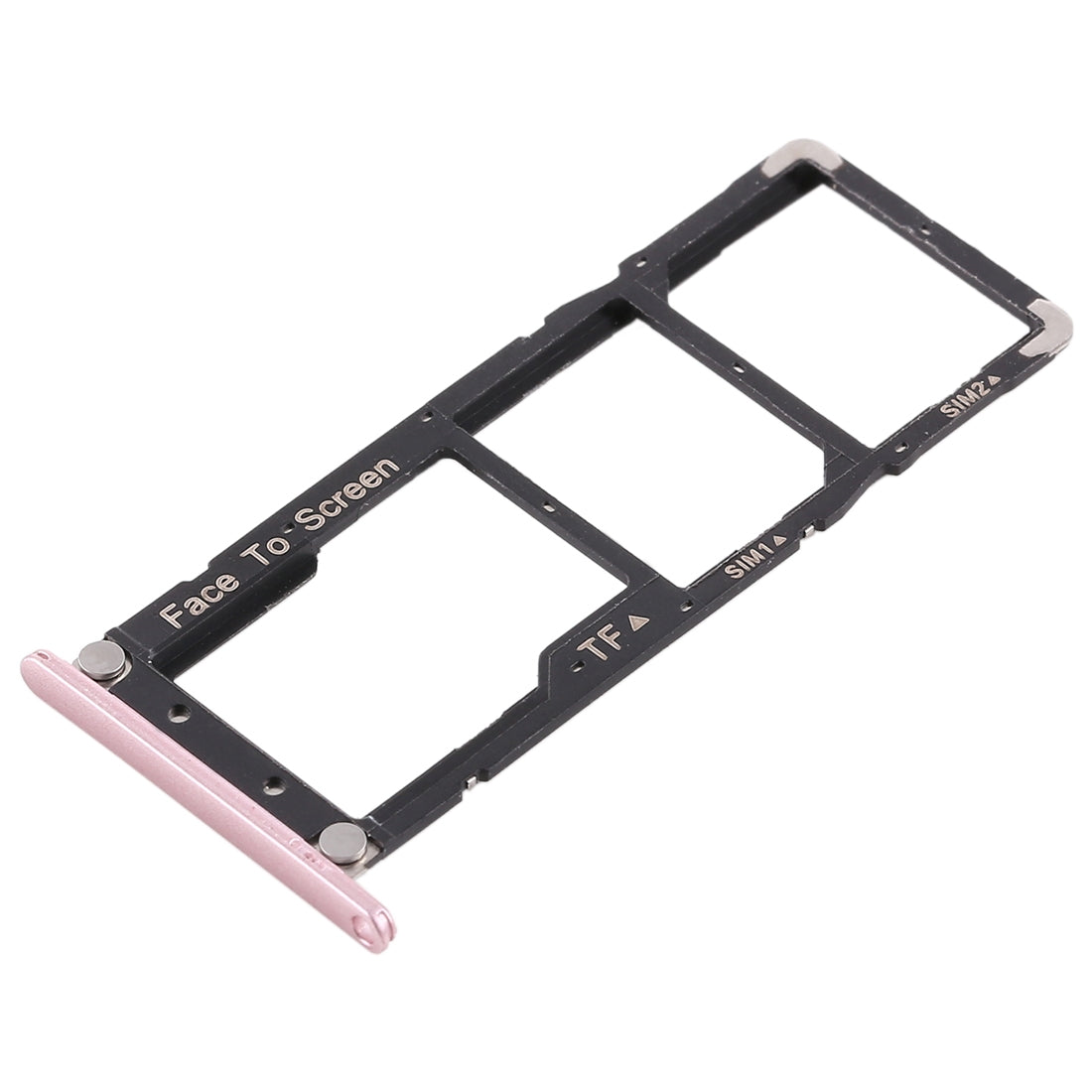 2 SIM Card Tray + Micro SD Card Tray for Asus ZenFone 4 Max ZC520KL(Rose Gold)