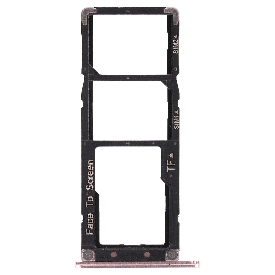 2 SIM Card Tray + Micro SD Card Tray for Asus Zenfone 4 Max ZC554KL(Rose Gold)