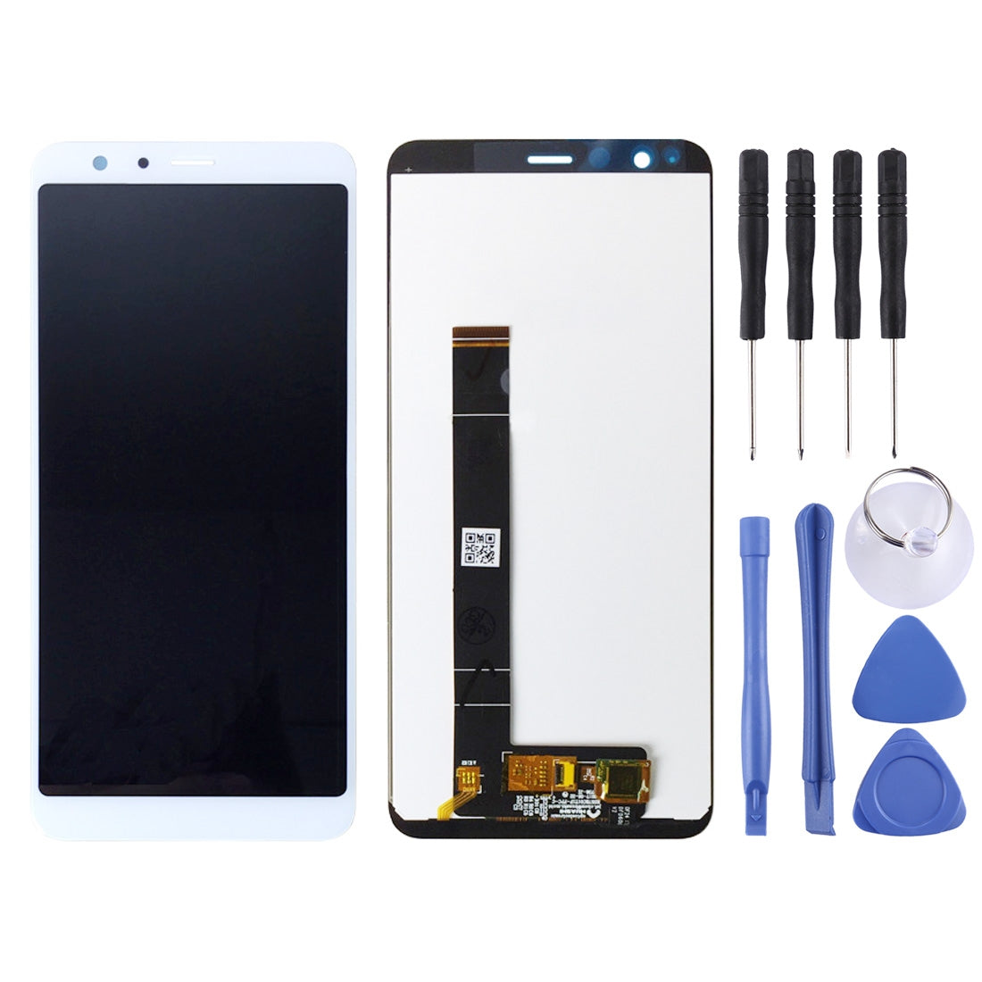 OEM LCD Screen for Asus Zenfone Max Plus (M1) X018DC X018D ZB570TL with Digitizer Full Assembly (White)