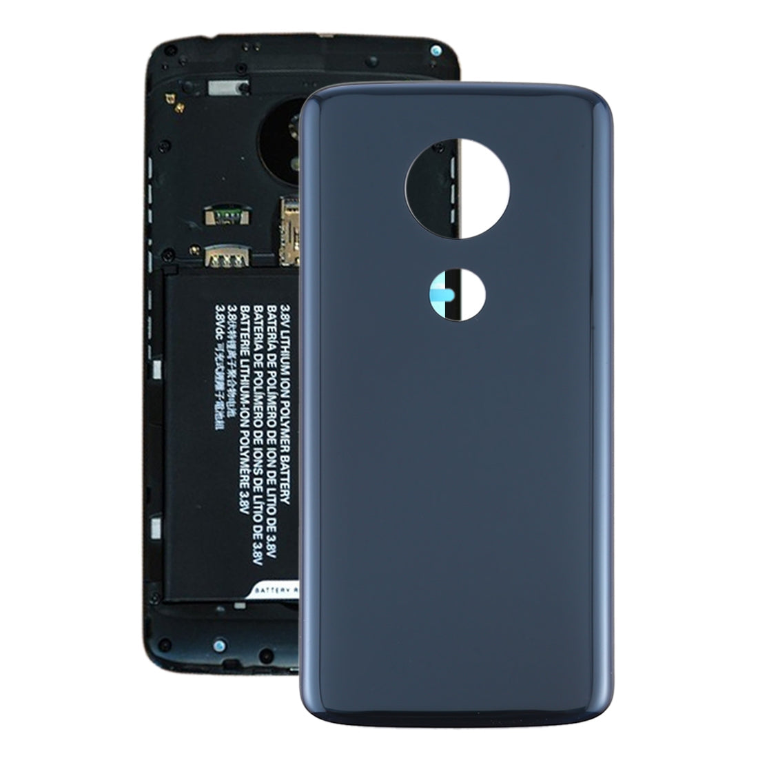 Battery Back Cover for Motorola Moto G6 Play(Blue)