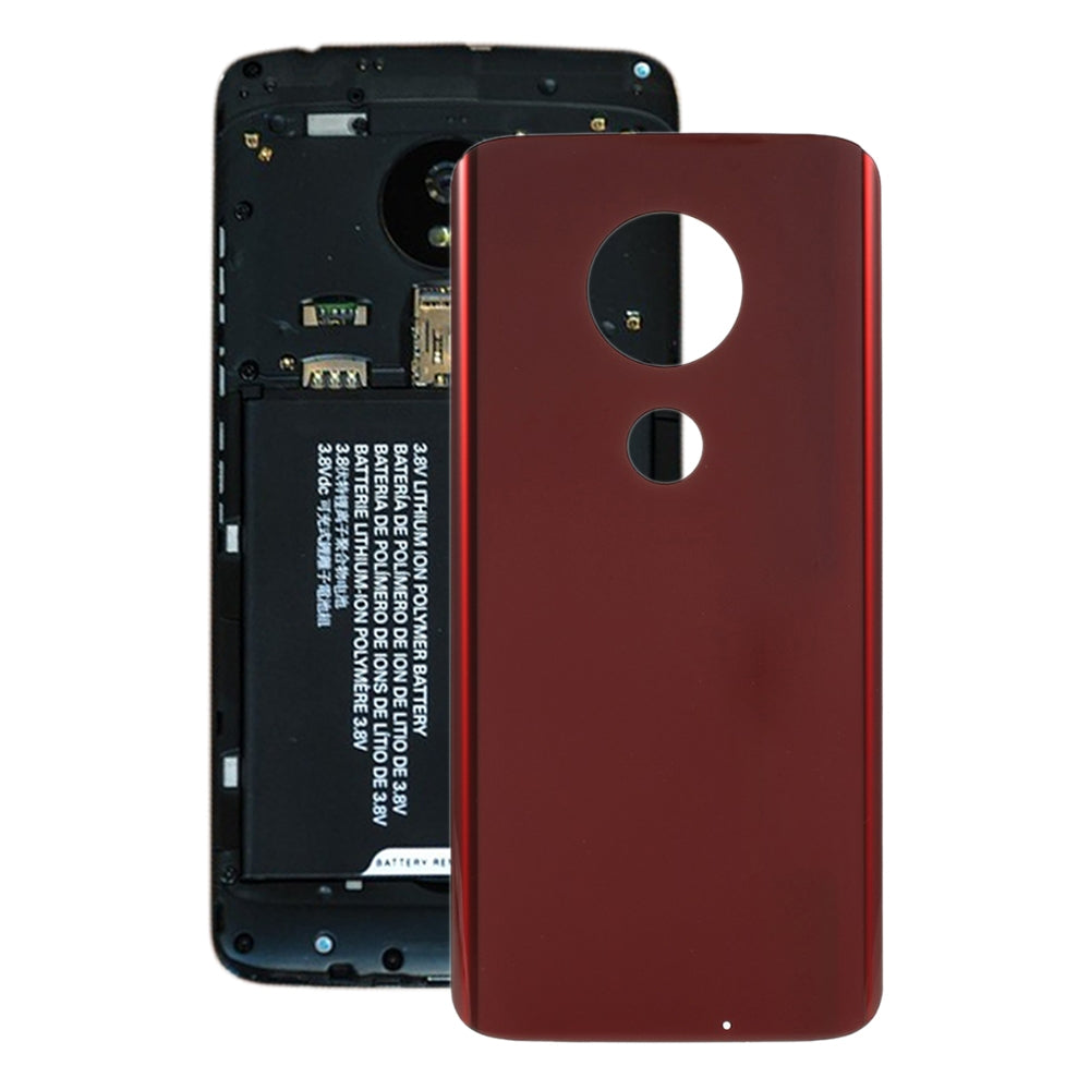 Battery Back Cover for Motorola Moto G7 Plus(Red)