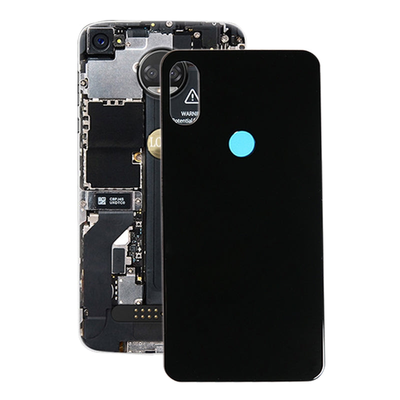 Battery Back Cover for Motorola One Power (P30 Note) (Black)