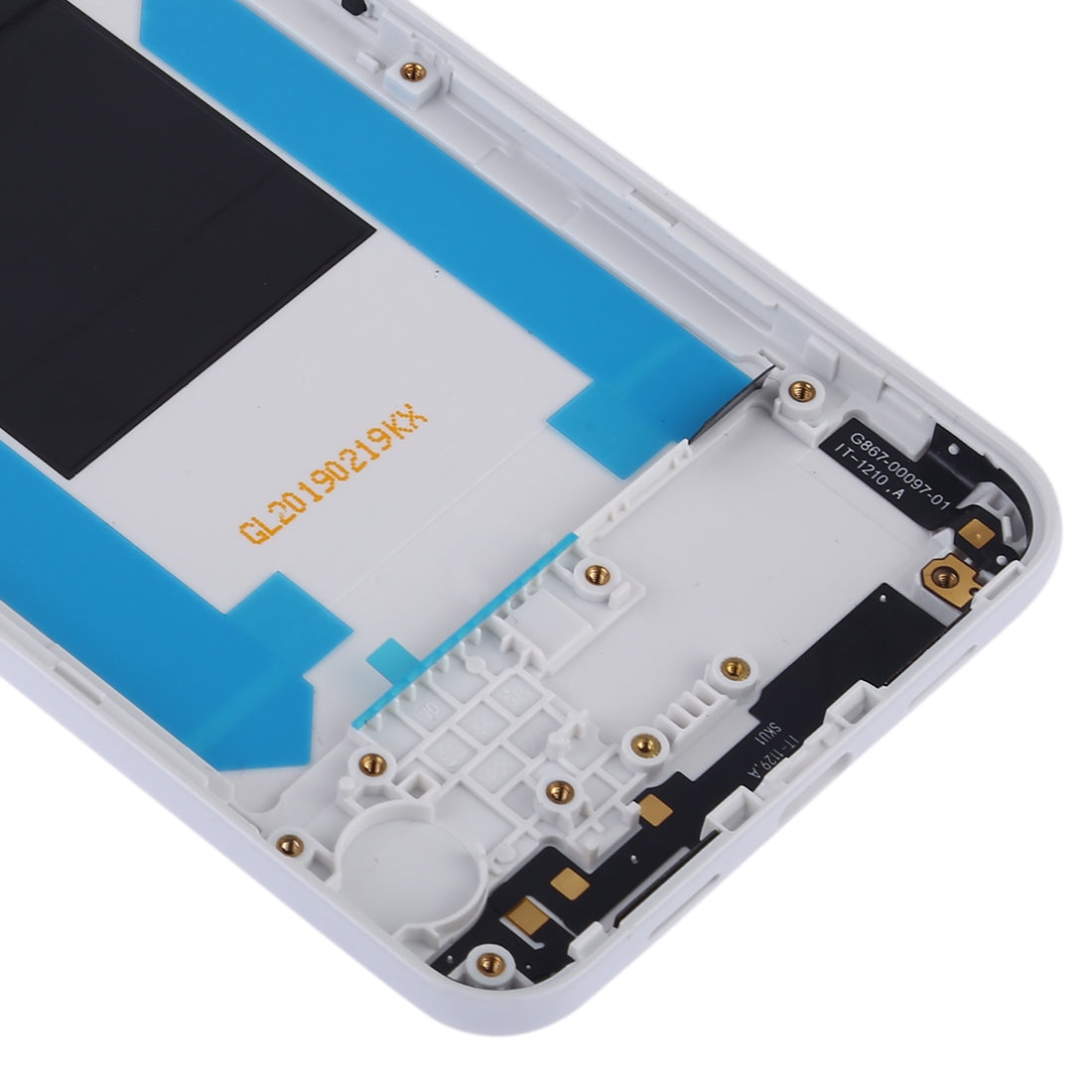 Battery Back Cover with Camera Lens & Side Keys for Google Pixel 3a(White)