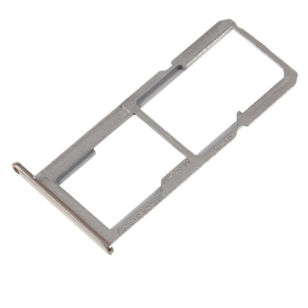 SIM Card Tray + SIM Card Tray + Micro SD Card Tray for Motorola Moto E5 Plus(Gold)