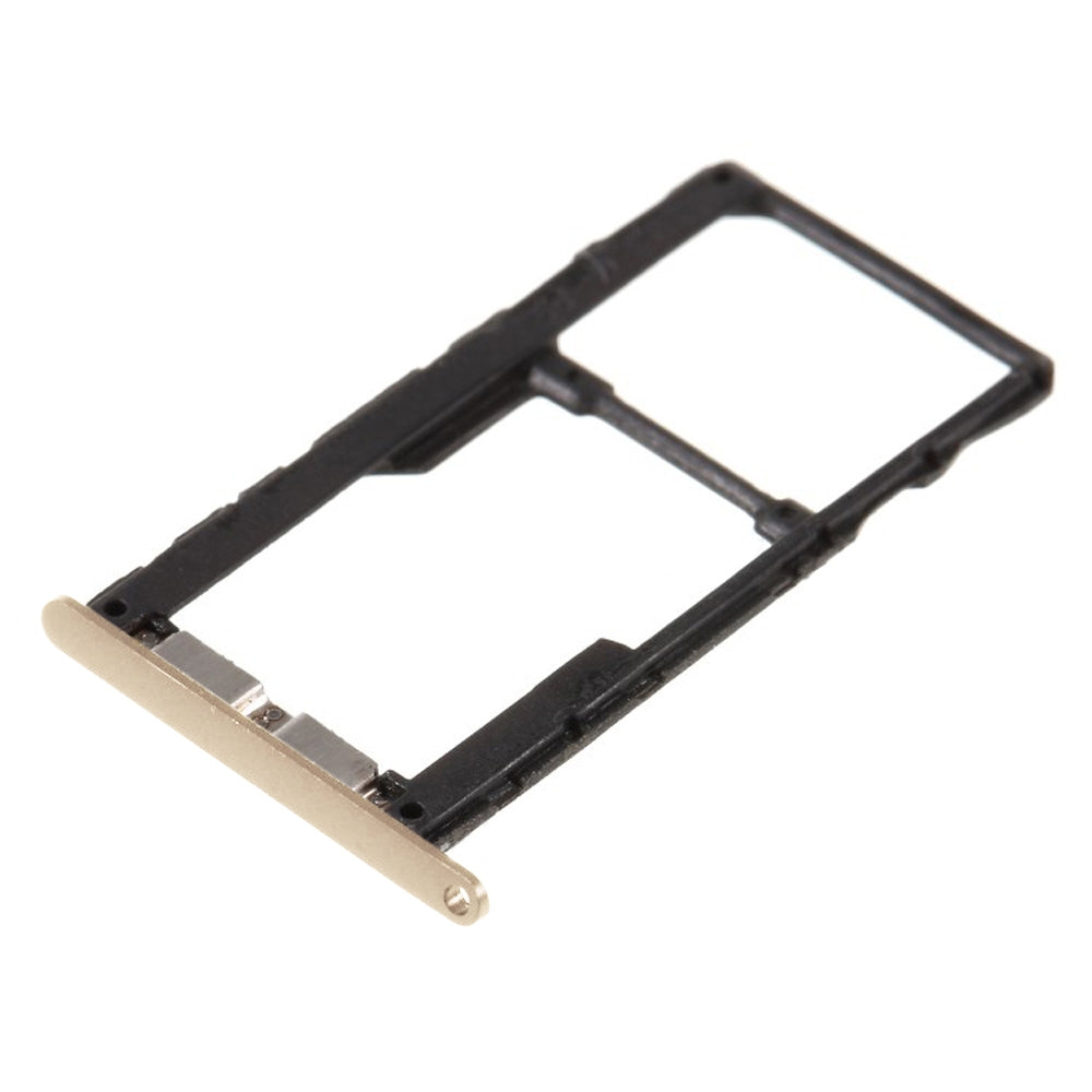 SIM Card Tray + SIM Card Tray / Micro SD Card Tray for Motorola Moto G5S(Gold)
