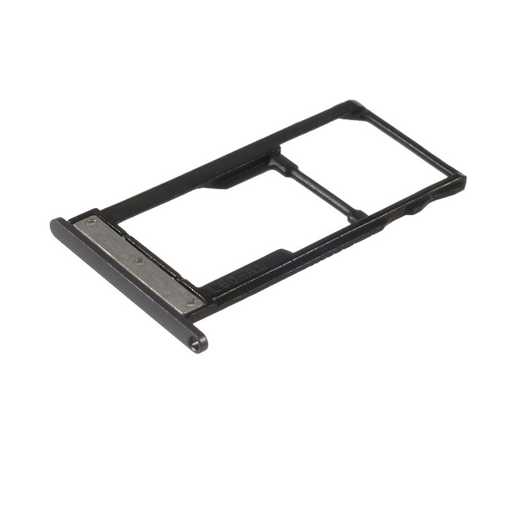 SIM Card Tray + SIM Card Tray / Micro SD Card Tray for Motorola Moto M XT1662 XT1663(Black)