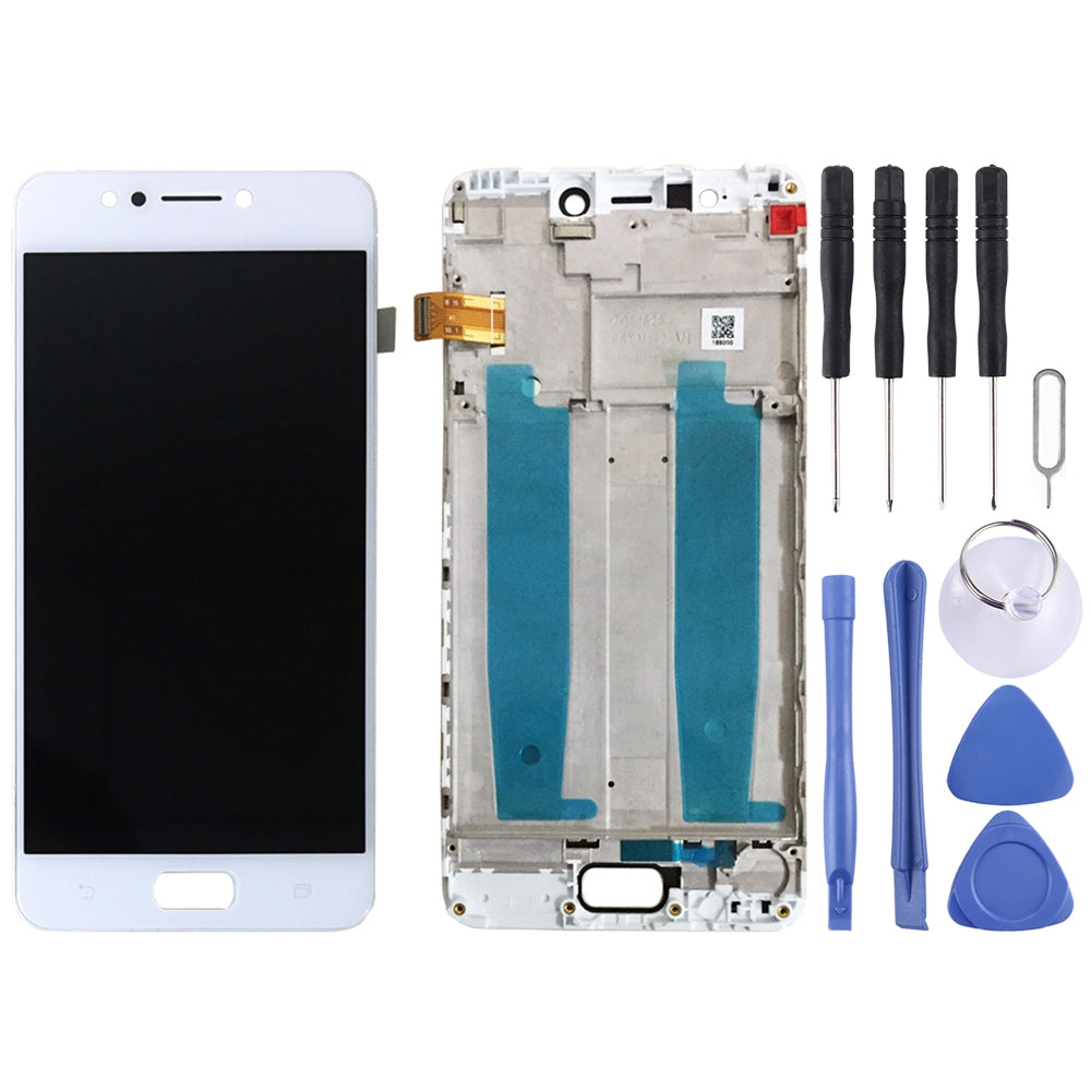 OEM LCD Screen for Asus Zenfone 4 Max ZC520KL X00HD Digitizer Full Assembly with Frame?White)