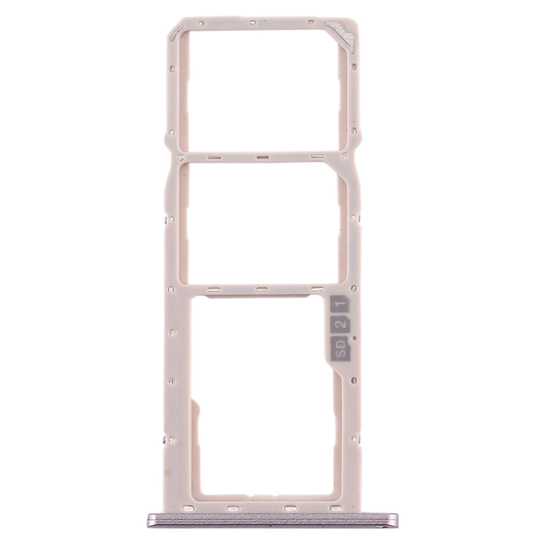 SIM Card Tray + SIM Card Tray + Micro SD Card Tray for Asus Zenfone Max M2 ZB633KL(Gold)