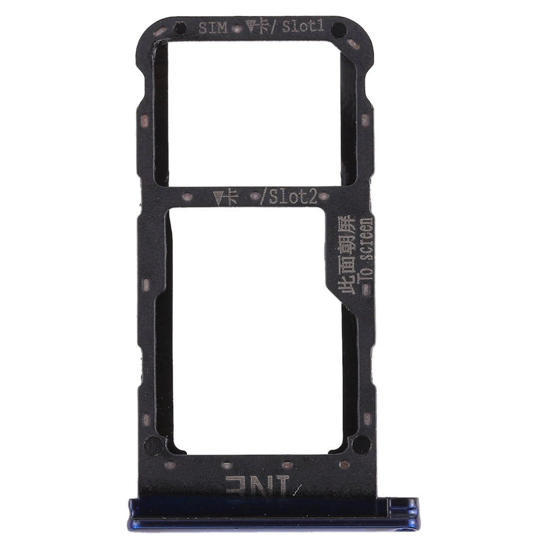 SIM Card Tray for Huawei P smart + / Nova 3i(Blue)