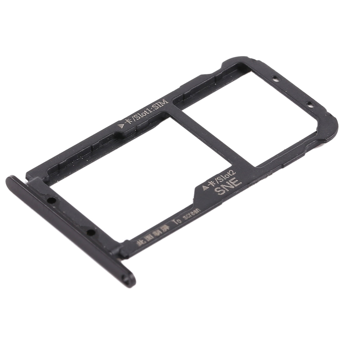 SIM Card Tray for Huawei Mate 20 Lite / Maimang 7(Black)