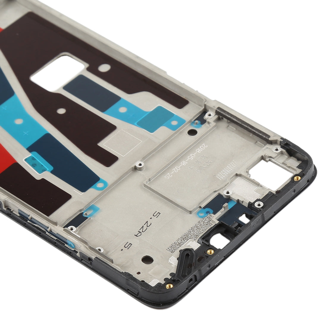 For OPPO A3 / F7 Front Housing LCD Frame Bezel Plate (Black)
