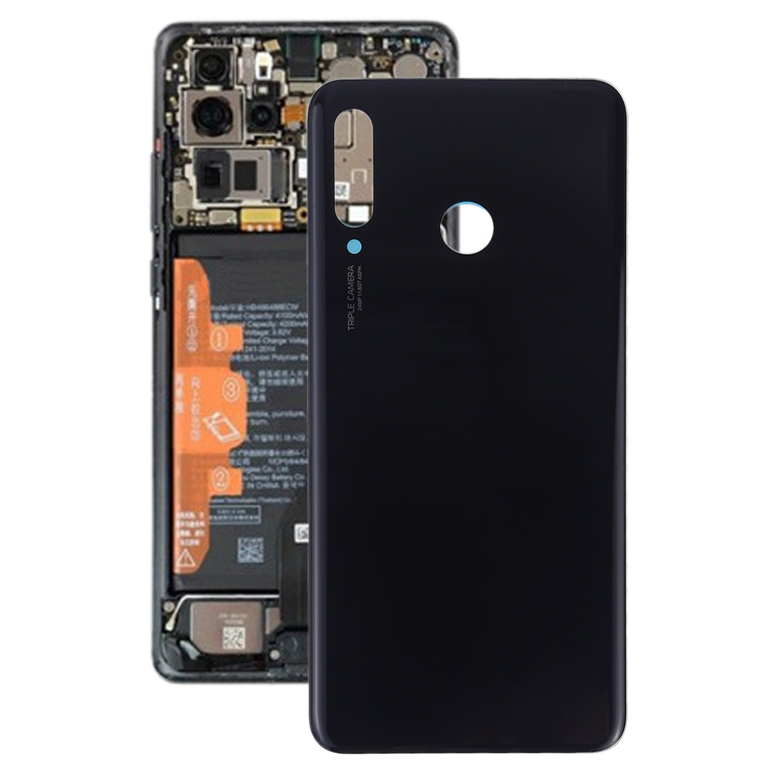 Battery Back Cover for Huawei P30 Lite (24MP)(Black)