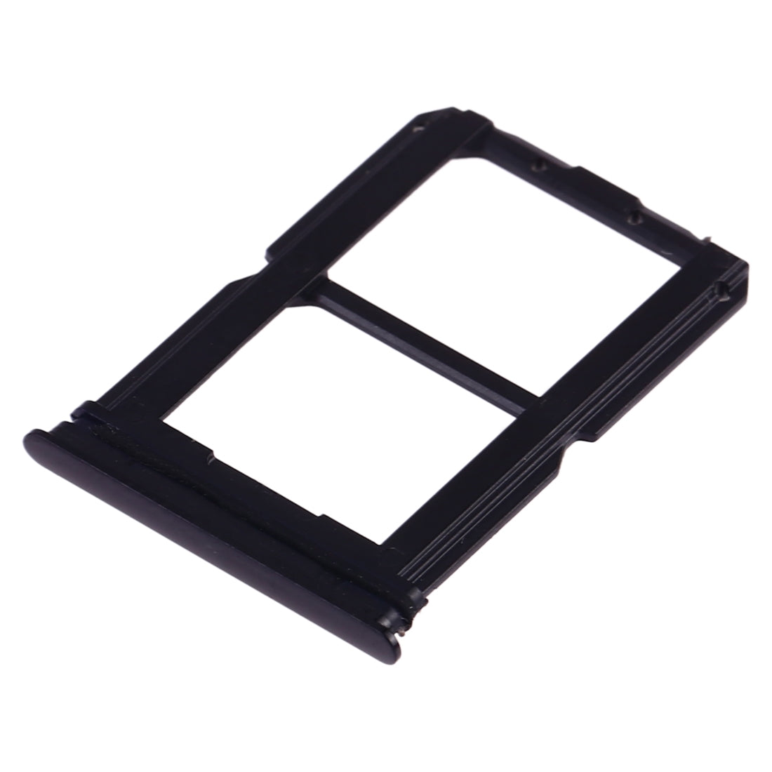 For OnePlus 6T SIM Card Tray + SIM Card Tray (Black)