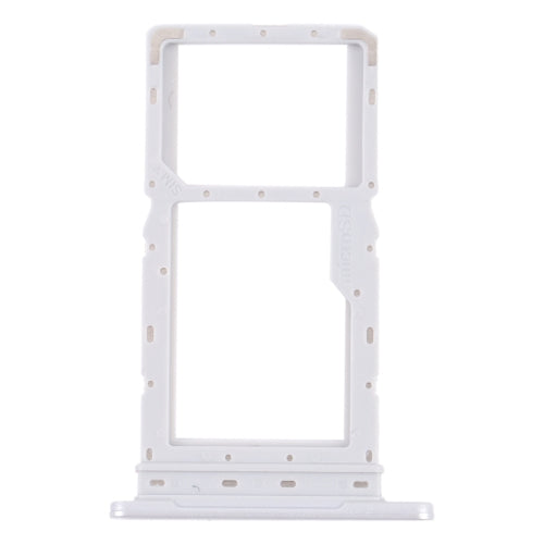 For Samsung Galaxy Tab A8 10.5 2021 SM-X200/X205 SIM Card Tray + SIM Card Tray / Micro SD Card Tray (White)