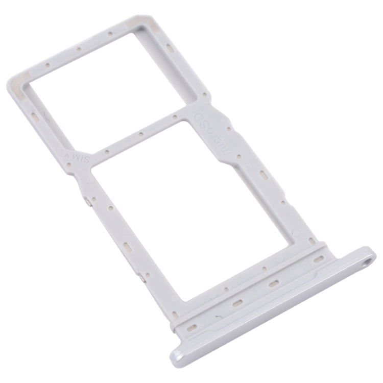 For Samsung Galaxy Tab A8 10.5 2021 SM-X200/X205 SIM Card Tray + SIM Card Tray / Micro SD Card Tray (White)