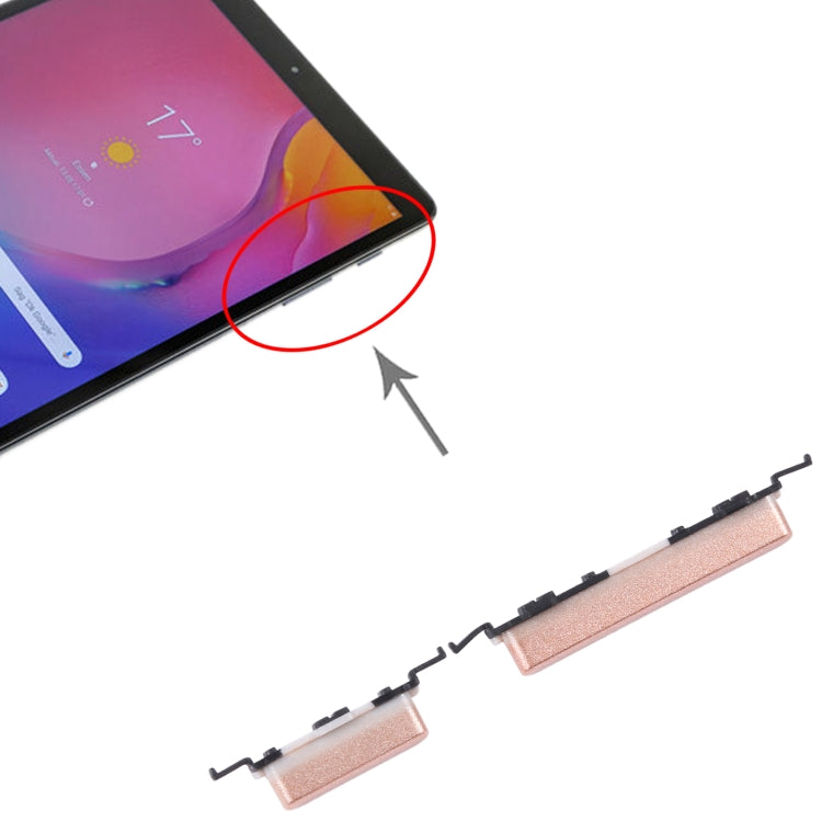 For Samsung Galaxy Tab A 10.1 2019 SM-T510 Original Power Button + Volume Button Control Button (Gold)