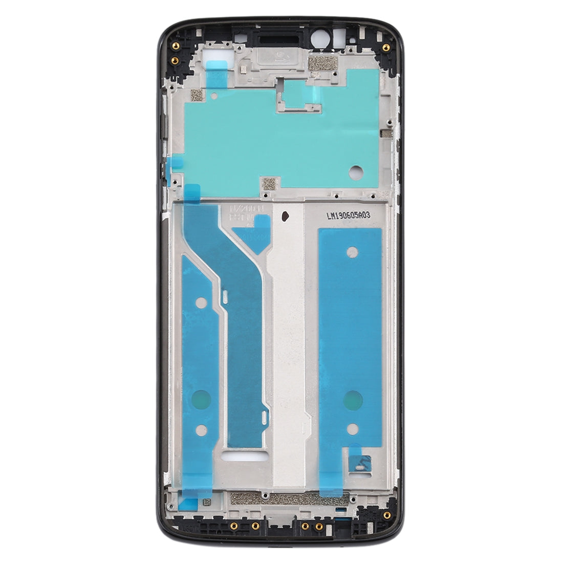 Front Housing LCD Frame Bezel Plate for Motorola Moto E5 Plus (Black)