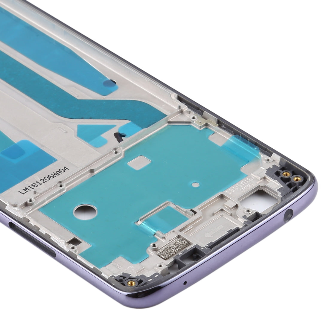 Front Housing LCD Frame Bezel Plate for Motorola Moto E5 Plus (Purple)