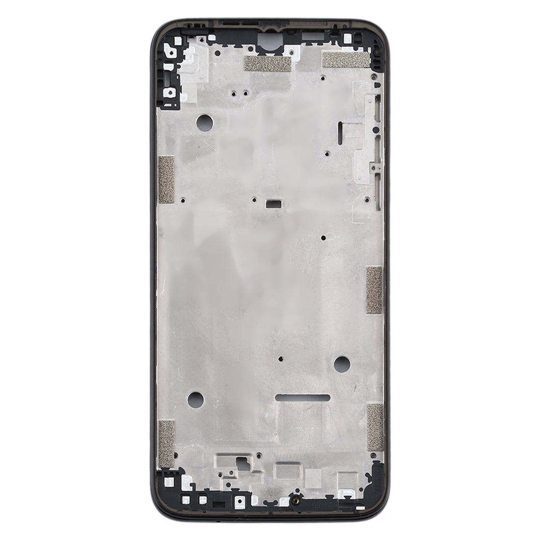 Front Housing LCD Frame Bezel Plate for Motorola Moto G8 Plus(Black)