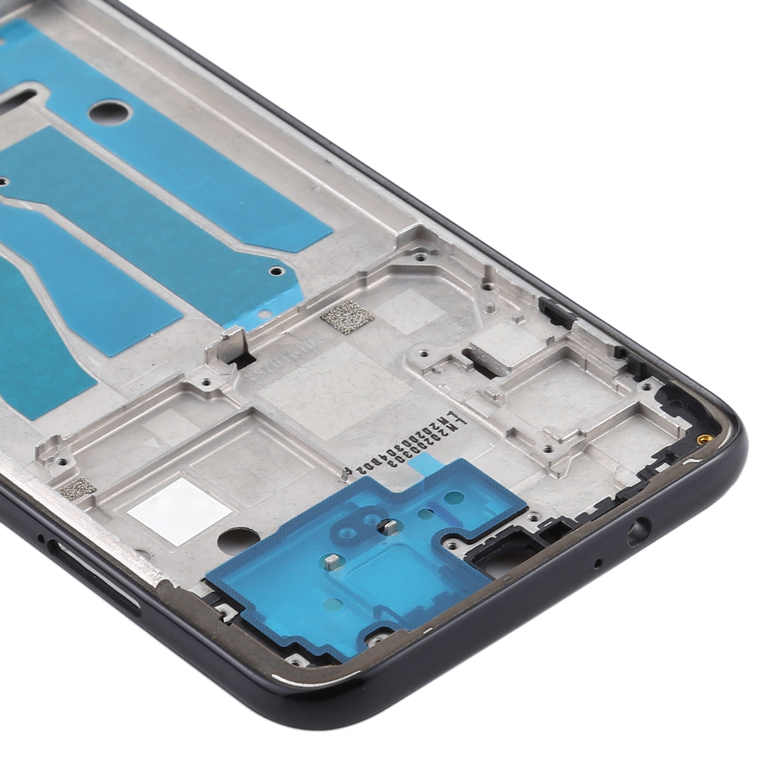 Front Housing LCD Frame Bezel Plate for Motorola Moto G8 Plus(Black)