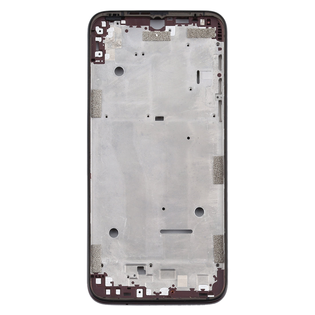 Front Housing LCD Frame Bezel Plate for Motorola Moto G8 Plus(Red)