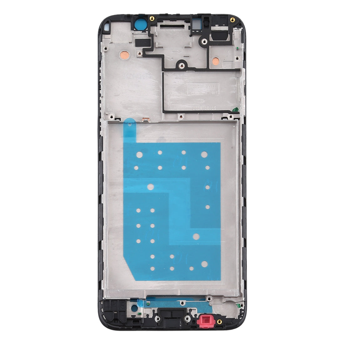 Front Housing LCD Frame Bezel Plate for Motorola Moto E6 Play (Black)