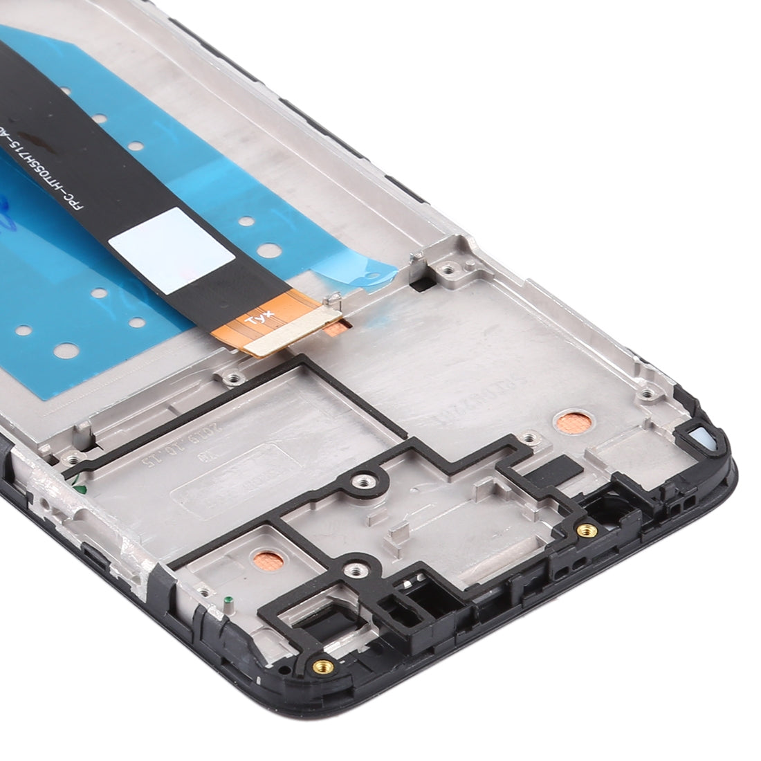 TFT LCD Screen for Motorola Moto E6 Play Digitizer Full Assembly with Frame (Black)