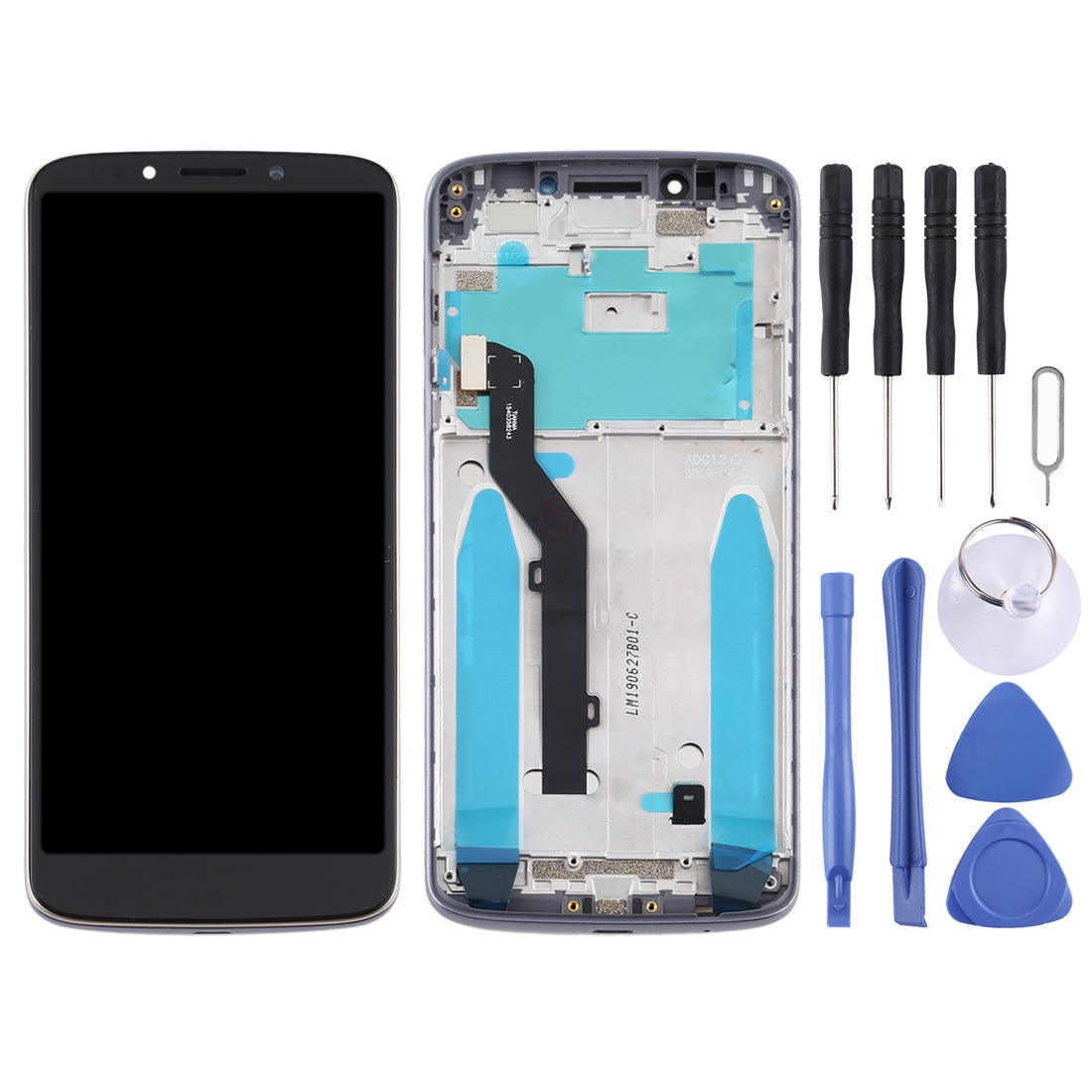 TFT LCD Screen for Motorola Moto E5/ G6 Play(Brazil)Digitizer Full Assembly with Frame(Grey)