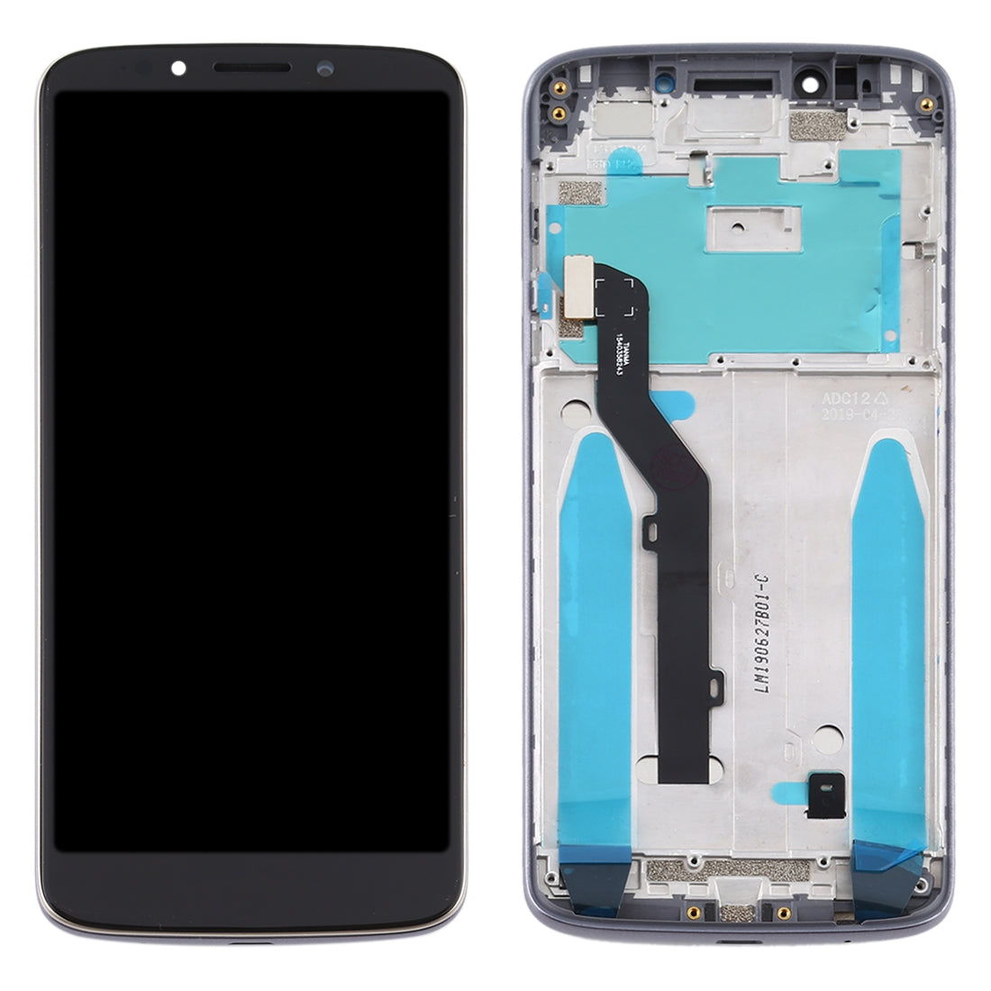 TFT LCD Screen for Motorola Moto E5/ G6 Play(Brazil)Digitizer Full Assembly with Frame(Grey)