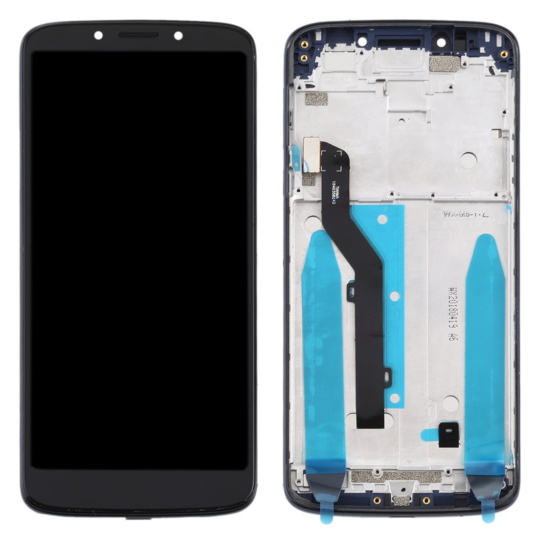 TFT LCD Screen for Motorola Moto G6 Play Digitizer Full Assembly with Frame(Black)