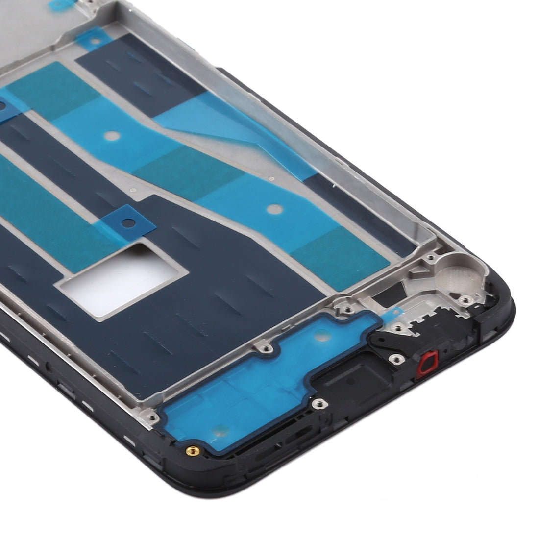 For OPPO Realme 6 Pro Front Housing LCD Frame Bezel Plate (Black)