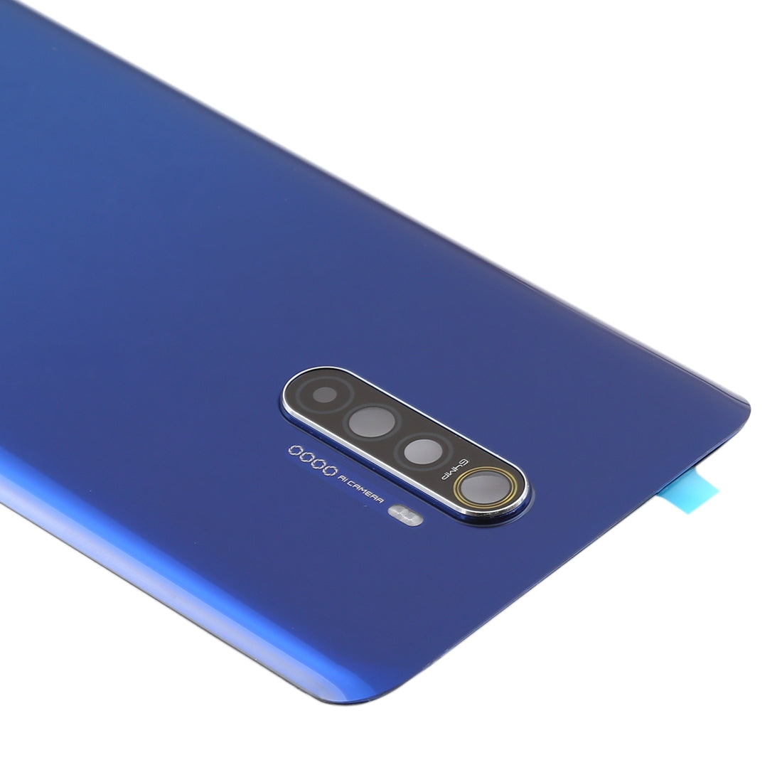 For OPPO Realme X2 Pro Original Battery Back Cover with Camera Lens Cover (Blue)