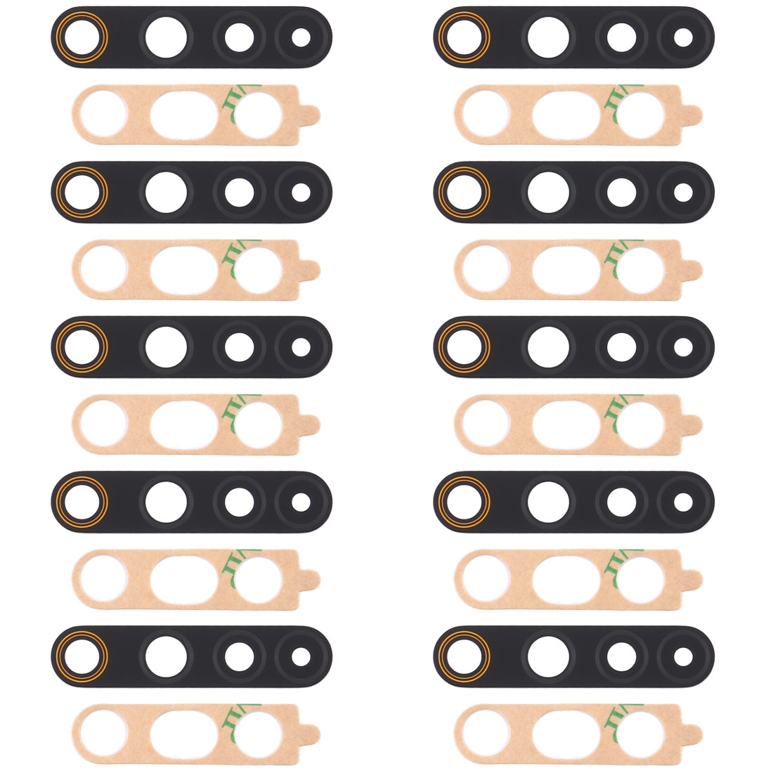 For OPPO Realme 6 Pro 10pcs Back Camera Lens