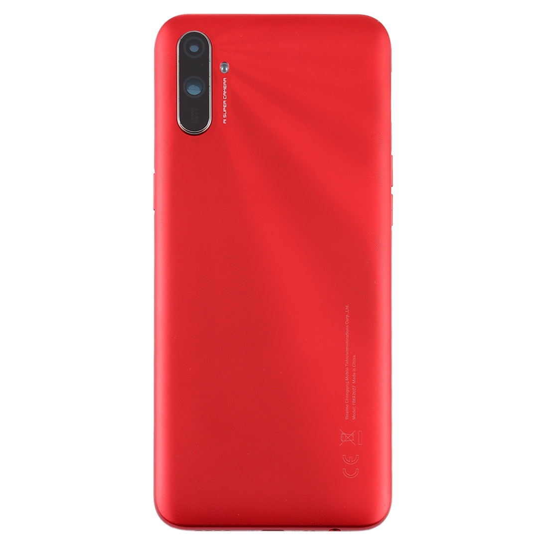 For OPPO Realme C3 Battery Back Cover (Red)
