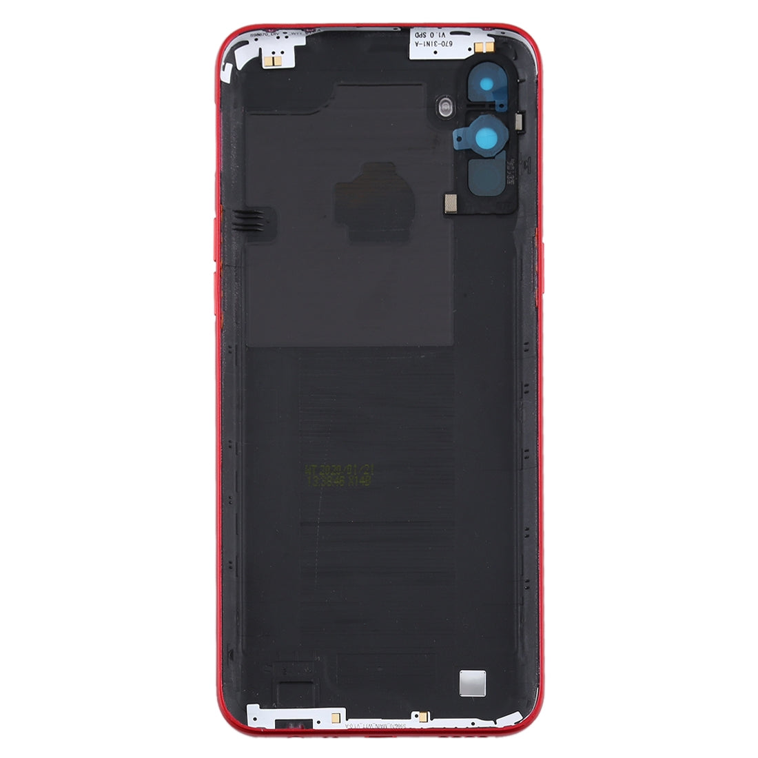 For OPPO Realme C3 Battery Back Cover (Red)