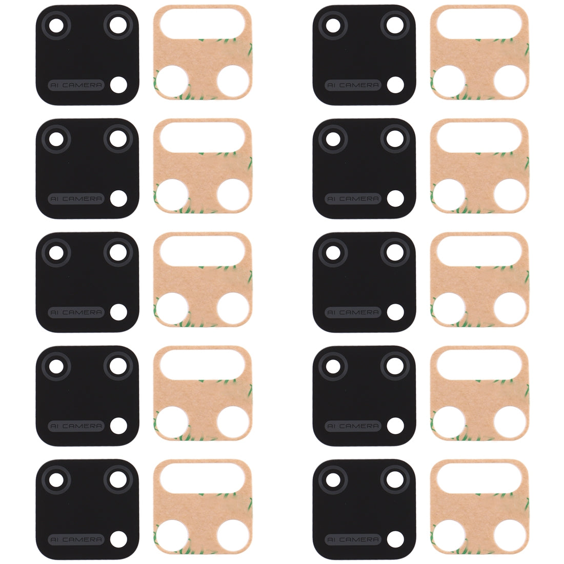 For OPPO Realme C11 10pcs Back Camera Lens