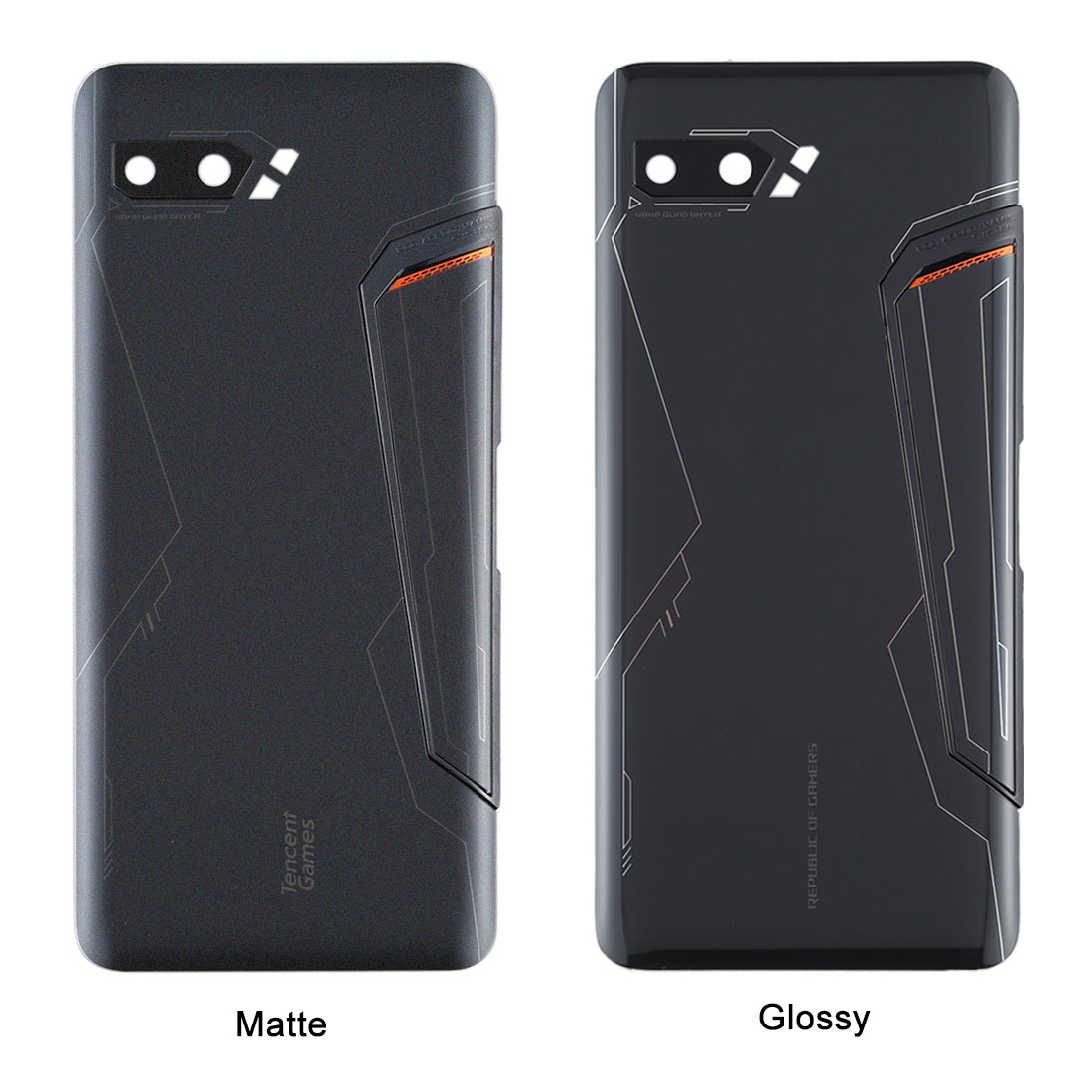 Back Cover for Asus ROG Phone II ZS660KL (Frosted Black)