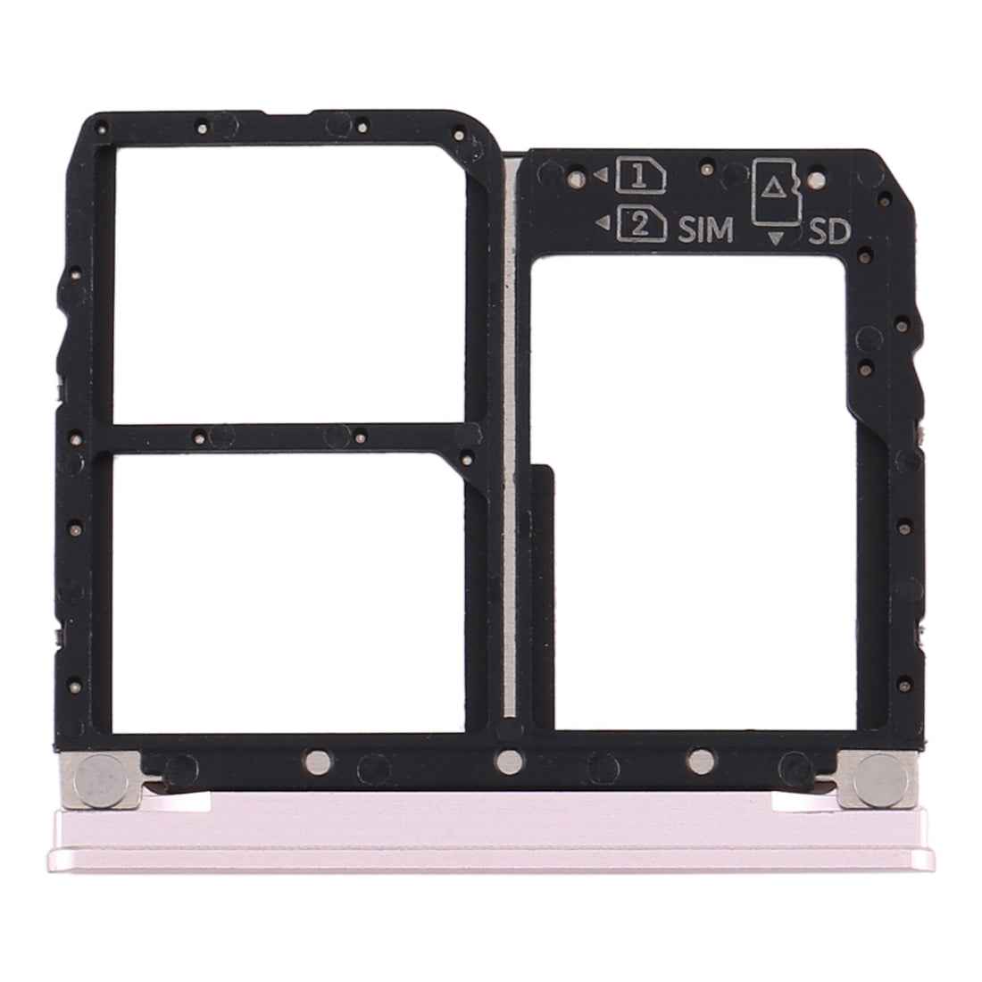 SIM Card Tray + SIM Card Tray + Micro SD Card Tray for Asus Zenfone Max Plus (M1) ZB570TL / X018D(Gold)