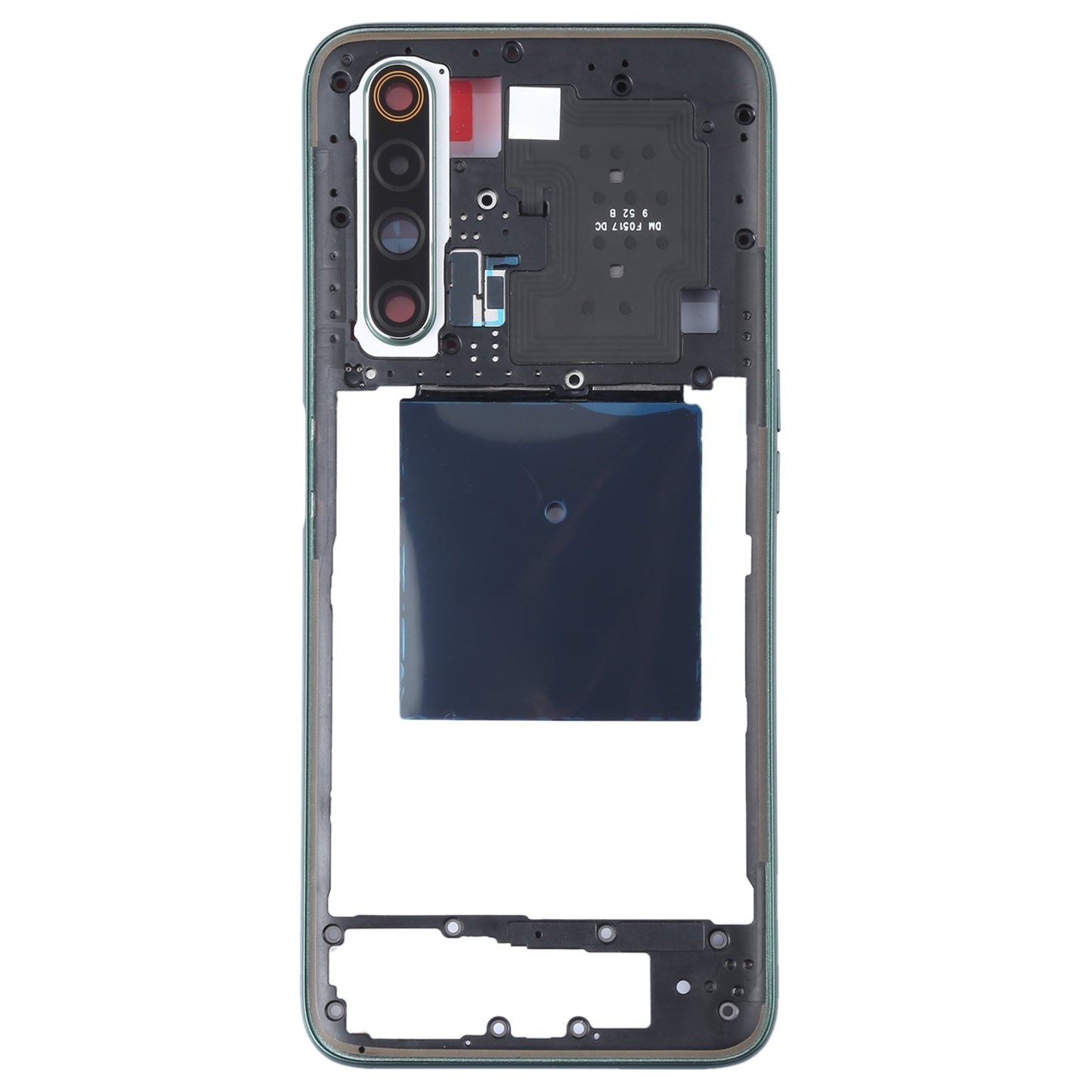 For OPPO Realme X50 5G Middle Frame Bezel Plate (Green)