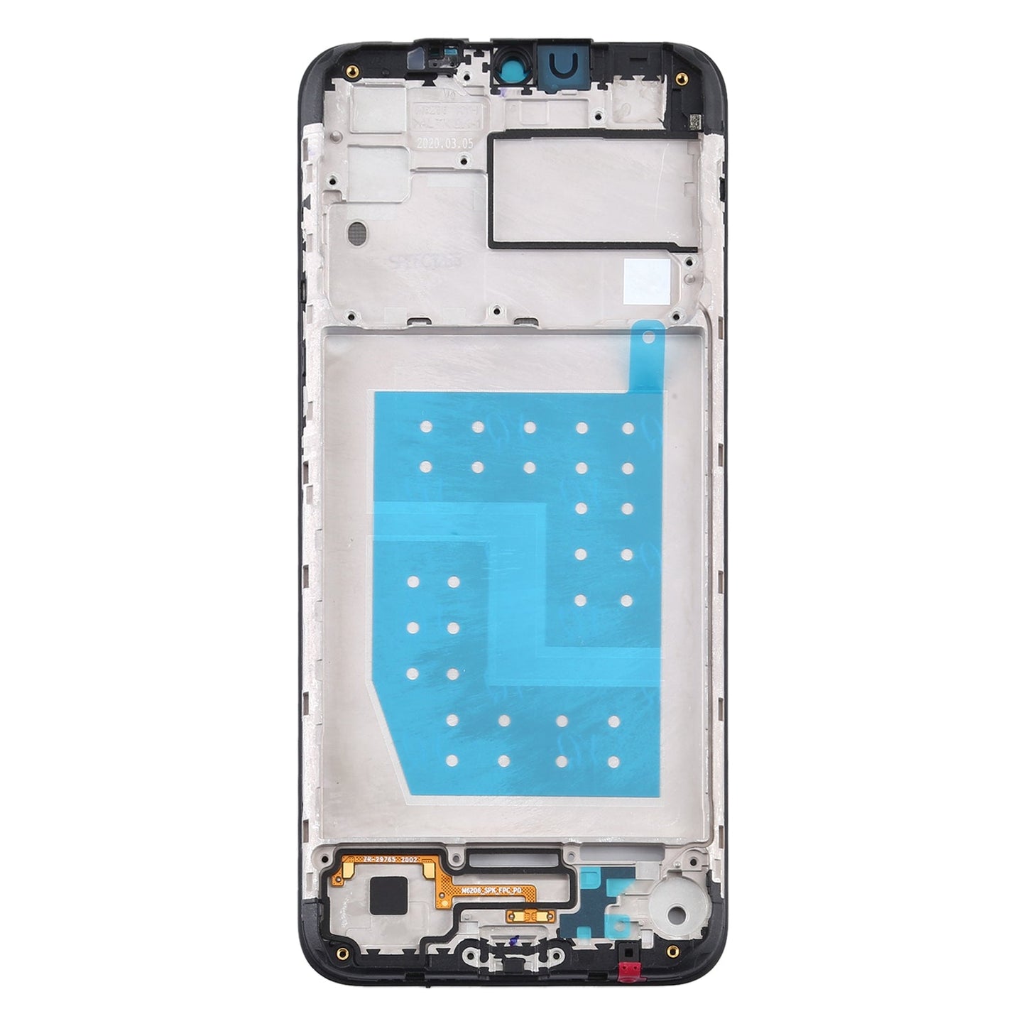 Front Housing LCD Frame Bezel Plate for Motorola One Fusion