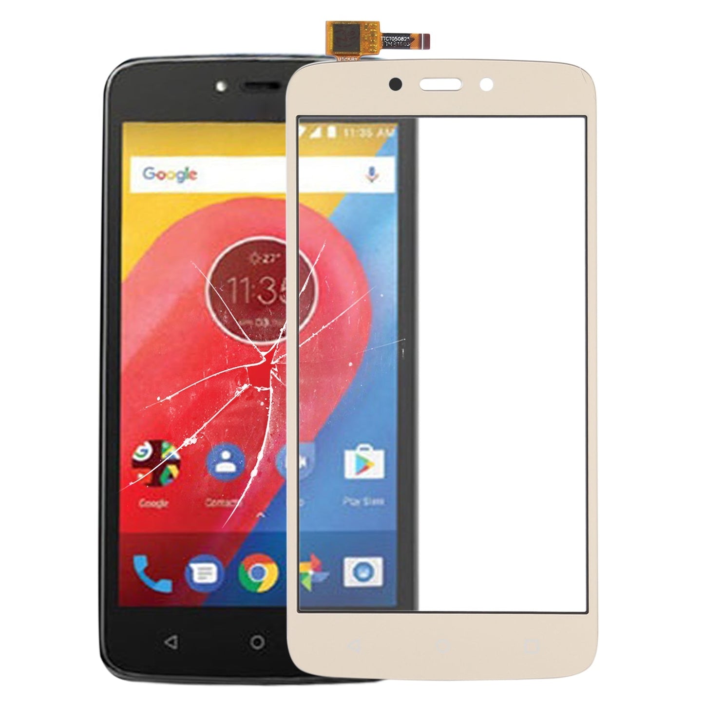 Touch Panel for Motorola Moto C Plus(Gold)