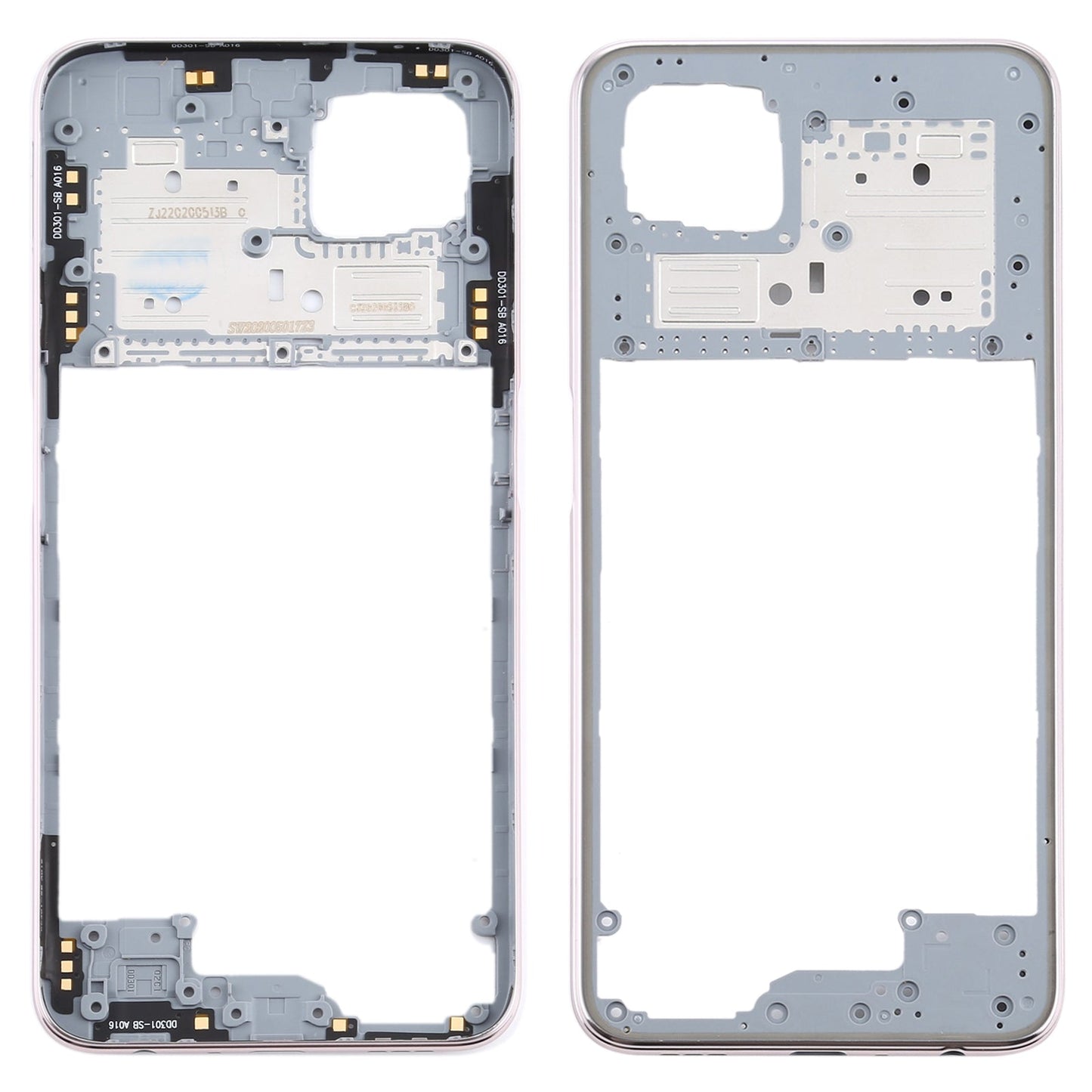 For OPPO A92s/Reno4 Z 5G PDKM00 Middle Frame Bezel Plate (Gold)