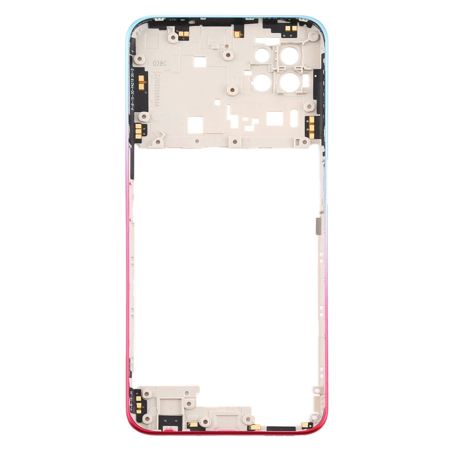 For OPPO A72 5G PDYM20 Middle Frame Bezel Plate (Blue)