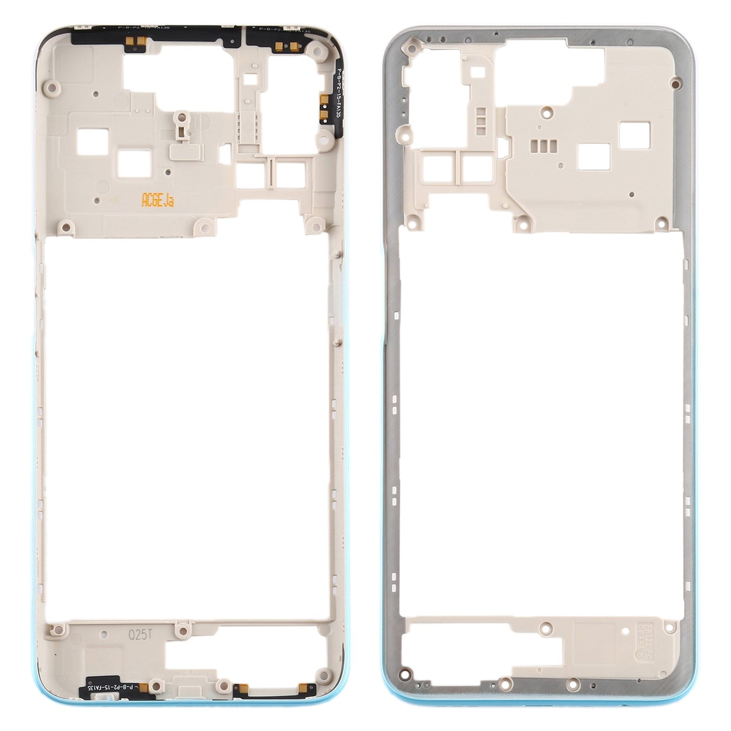 For OPPO A52 CPH2061 / CPH2069 (Global) / PADM00 / PDAM10 (China) Middle Frame Bezel Plate (White)