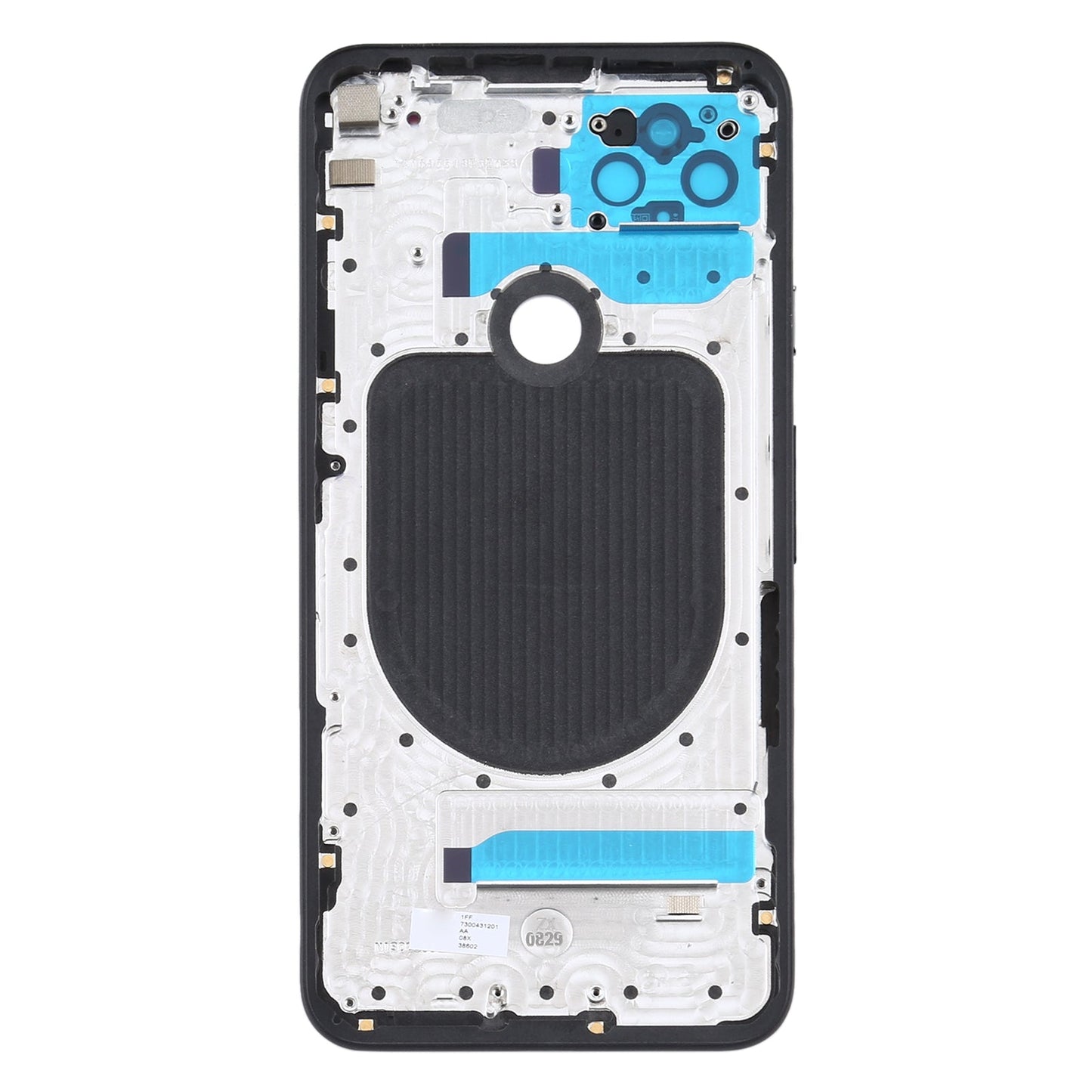 Original Battery Back Cover for Google Pixel 5 GD1YQ / GTT9Q(Black)