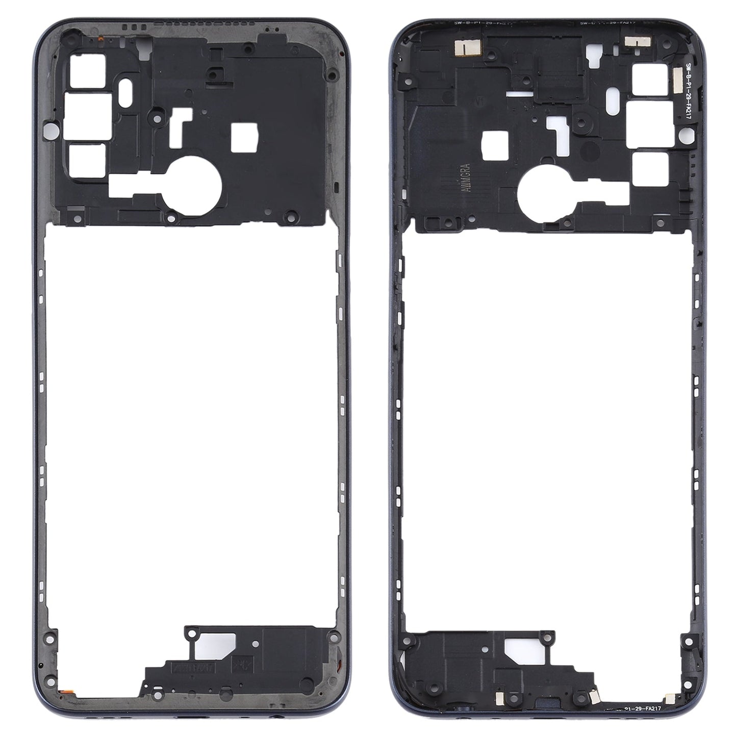 For OPPO A53 (2020)/A53 4G/A53s/A32 4G/A33 2020 CPH2127 Middle Frame Bezel Plate (Black)