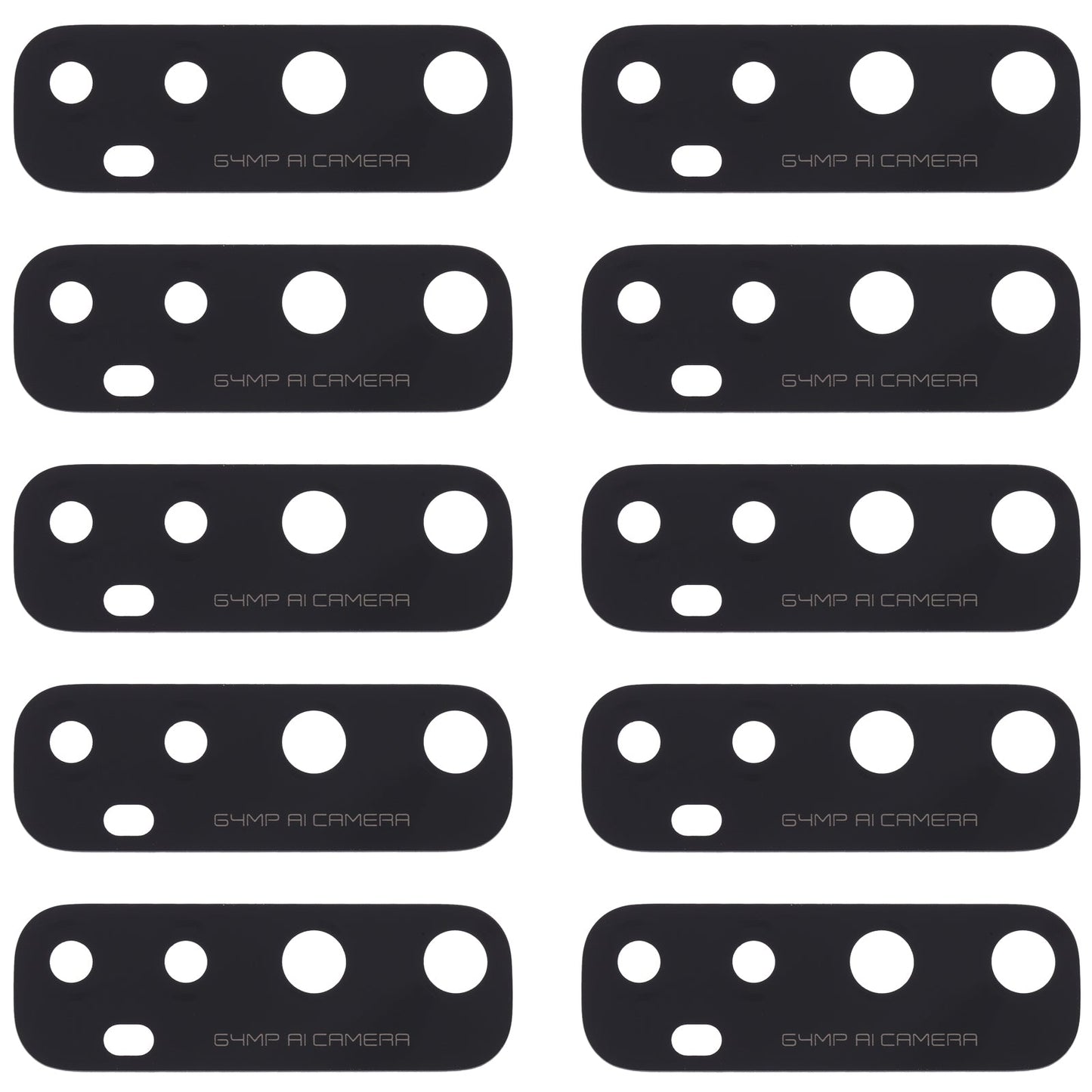 For OPPO Realme 7 10pcs Back Camera Lens