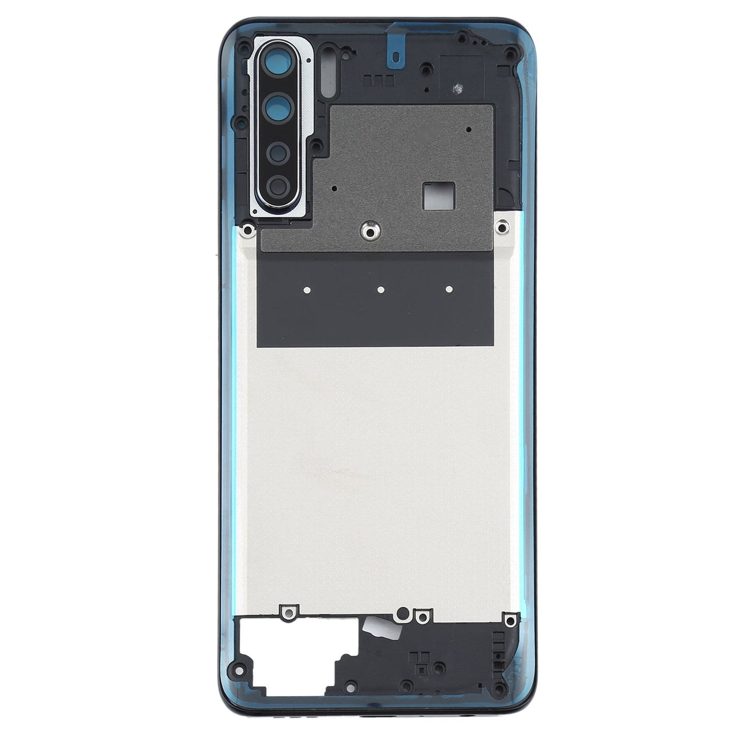 For OPPO A91/F15 PCPM00 CPH2001 CPH2021 Back Housing Frame (Black)