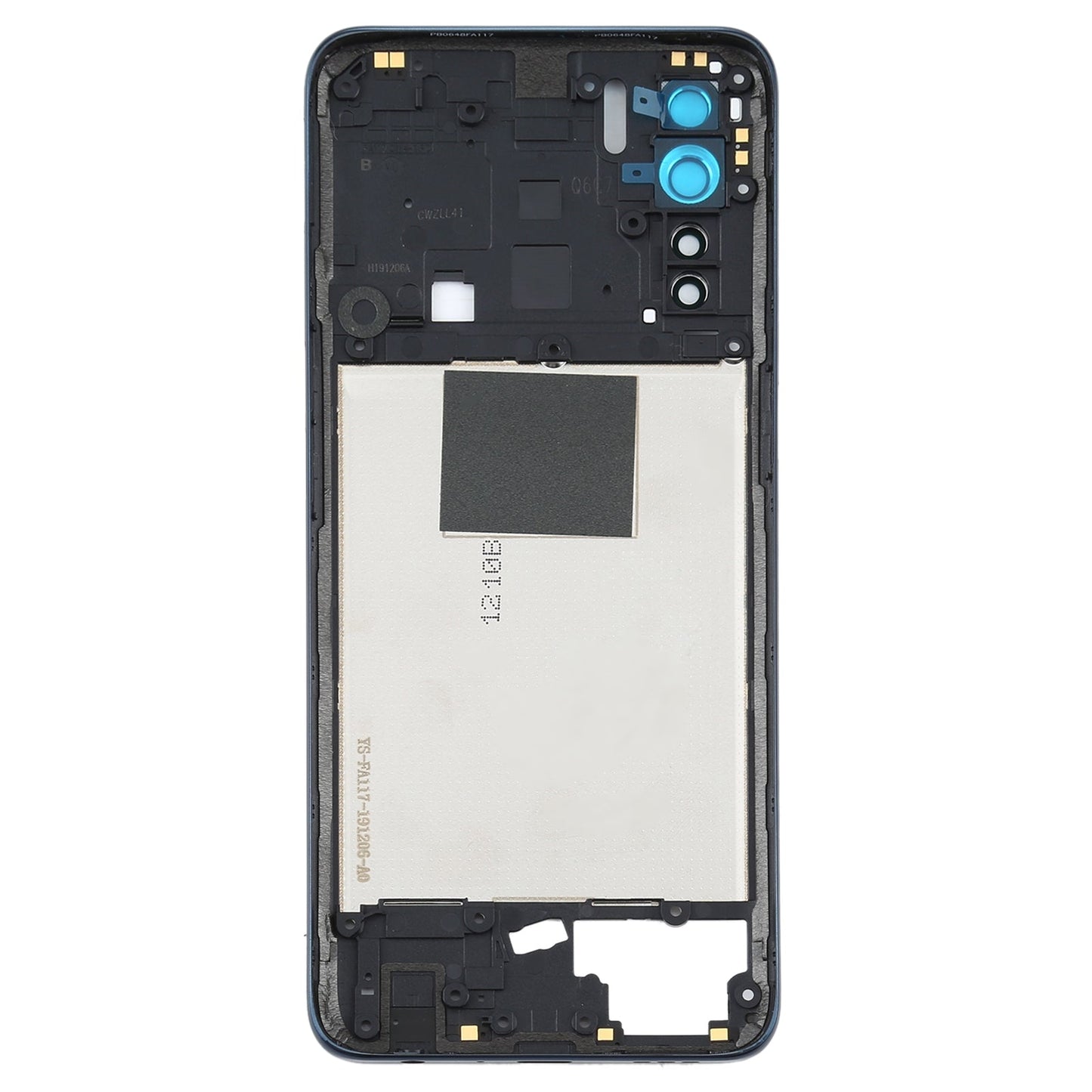 For OPPO A91/F15 PCPM00 CPH2001 CPH2021 Back Housing Frame (Black)